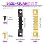 Swpeet 415 Pcs Heavy Duty Assorted Picture Hangers Kit with Screws, Picture Hangers Assortment Kit for Picture Hanging Solutions with Transparent Boxes - 7 Models