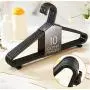 10pcs Adult Coat Hangers Strong Plastic Clothes Hangers for Tops/Skirts/Dresses/Trousers Non-Slip Hanger Hook