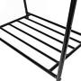 Cypressshop Portable Garment Rack Heavy Duty Metal Cloth Rail Shelf Hanger Hanging Rail Rack Entryway Hallway Rack Storage Organizer Shelving Unit Metal Frame Bedroom Dorm Home Furniture