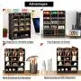 Marbrasse Wooden Desk Organizer, Multi-Functional DIY Pen Holder Box, Desktop Stationary, Home Office Supply Storage Rack with Drawer (B12-Black) Marbrasse Wooden Desk Organizer, Multi-Functional DIY Pen Holder Box, Desktop Stationary, Home Office Supply Storage Rack with Drawer (B12-Black)