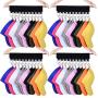 LEKUSHA 4 Pack Cap Organizer Hanger, 10 Baseball Cap Holder, Hat Organizer for Closet - Change Your Cloth Hanger to Cap Organizer Hanger - Keep Your Hats Cleaner Than a Hat Rack - Black