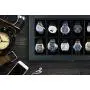 Elegant, 12 Slot Watch Boxes Organizer with Lock | Premium Jewelry & Watch Display Case | Storage Cases for Watches | Large, Glass Lid | Carbon Fiber Design Black Wooden Watch Holder | Oversized | Gift Elegant, 12 Slot Watch Boxes Organizer with Lock | Premium Jewelry & Watch Display Case | Storage Cases for Watches | Large, Glass Lid | Carbon Fiber Design Black Wooden Watch Holder | Oversized | Gift
