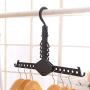 Studyset Folding Clothes Hanger Space Saving Dual Hanger with Hook Wardrobe Closet Organizer Rack Studyset Folding Clothes Hanger Space Saving Dual Hanger with Hook Wardrobe Closet Organizer Rack