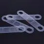 BCP 100 Pcs Clear Non-Slip Rubber Clothes Hanger Grips Clothing Hanger Strips BCP 100 Pcs Clear Non-Slip Rubber Clothes Hanger Grips Clothing Hanger Strips