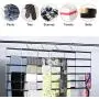 HOMEIDEAS Foldable Pants Hangers Non-Slip Space Saving Stainless Steel Clothes Hangers Closet Organizer for Pants Jeans Trousers Scarf, Pack of 4 HOMEIDEAS Foldable Pants Hangers Non-Slip Space Saving Stainless Steel Clothes Hangers Closet Organizer for Pants Jeans Trousers Scarf, Pack of 4