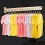 HJYPYJ Magic Airer,180?? Rotate Multifunction Folding Hangers,Space-Saving Organizer Hangers,Adjustable Waterproof Does Not Rust Wall Mount Drying Rack, Windproof/Pink / 67x9.5x17cm