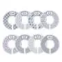 Babyrish Unisex Nursery Closet Organizer Set-Neutral Grey Nonslip 30X Velvet Hangers for Baby Clothes with 8X Closet Size Dividers (Newborn Infant to Toddler) and 10X Hanger Clips-All in Cute Box Babyrish Unisex Nursery Closet Organizer Set-Neutral Grey Nonslip 30X Velvet Hangers for Baby Clothes with 8X Closet Size Dividers (Newborn Infant to Toddler) and 10X Hanger Clips-All in Cute Box