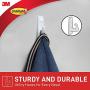 Command White Large Utility Hooks, Ships in Own Container (GP003-7NA)