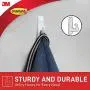 Command White Large Utility Hooks, Ships in Own Container (GP003-7NA)