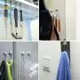 MHDMAG Swivel Swing Magnetic Hooks, Strong Refrigerator Hooks, Neodymium Magnet Hook for Picture Hanger, Grill, BBQ, Home, Kitchen, Office, Garage or Warehouse (4pack G25)