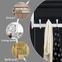 Dseap Over The Door Hook Hanger, Heavy Duty Over The Door Towel Rack Coat Rack for Clothes Hat Towel, White