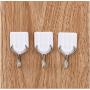 24PCS Strong Adhesive Hook Wall Door Sticky Hanger Holder Kitchen Bathroom White Hangers for Clothes Decoration 24PCS Strong Adhesive Hook Wall Door Sticky Hanger Holder Kitchen Bathroom White Hangers for Clothes Decoration