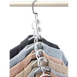 6Pcs Clothes Hanger Holders Save Space Wardrobe Clothing Organizer Racks Hangers for Clothes