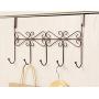 PerriRock 5 Hanger Rack - Decorative Metal Door Hooks Hanger Holder for Home Office Kitchen Use Coat Hook Rack (Brown) PerriRock 5 Hanger Rack - Decorative Metal Door Hooks Hanger Holder for Home Office Kitchen Use Coat Hook Rack (Brown)