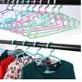 10pcs Random Color Kids Clothes Hangers Portable Multifunction Hook Design Outdoor Clothes Drying Rack for Children Plastic Baby Hangers 10pcs Random Color Kids Clothes Hangers Portable Multifunction Hook Design Outdoor Clothes Drying Rack for Children Plastic Baby Hangers