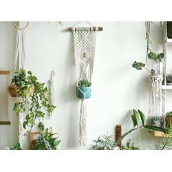 Plant Hanger, Macrame Plant Hanger, Special hanging planter, macrame plant holder, fabric Art, boho art, boho decor, retro, plant holder