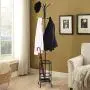 Alek...Shop Clothes Hanger Stand Coat Rack W/Shelves Hat Jacket Umbrella Tree Metal Hook Holder Hooks Hall Alek...Shop Clothes Hanger Stand Coat Rack W/Shelves Hat Jacket Umbrella Tree Metal Hook Holder Hooks Hall