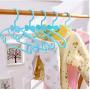 20 pcs Colorful Cute Bow-Knot Design Plastic Clothes Hanger for Baby Children Random Color