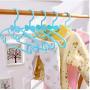 20 pcs Colorful Cute Bow-Knot Design Plastic Clothes Hanger for Baby Children Random Color