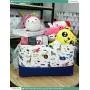 FANKANG Rectangular Fabric Storage Bin Boxes Laundry Basket with Dinosaur Prints for Nursery Storage, Storage Hamper, Book Bag, Gift Baskets (Animals)