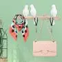 AUNMAS Coat Hooks Bird Shape Hat Clothes Bag Wall Mount Hook Hanger Rack Holder for Home Decoration