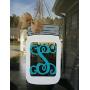 Hand Painted Mason Jar Door Hanger / Monogram Mason Jar Door Hanger / Mason Jar Door Hanger / Wood Mason Jar Monogram