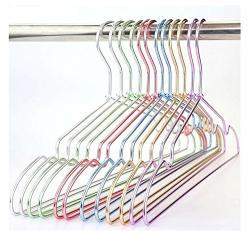 Top quality Fancy Golden Pink Aluminum Alloy Hanger for Clothes,Strong Metal Shirts Dress Sun-top Hanger (20 pieces/ Lot)