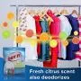 [3pk] Hanging Moisture Absorber, Odor Absorber & Home Dehumidifier for Bedroom Closet, Shoe Storage, Bathroom Cabinet, Basement, Garage - Moisture & Odor Eliminator for Protection Against Mildew