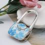 WSSROGY 3Pcs Handbag Shape Design Handbag Foldable Purse Hanger Hook for Table