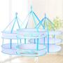 MOWANG Portable Folding Drying Rack Hanging Clothes Laundry Hangers Dryer Net For Underwears Women Lingerie Woollen Sweater Baby Garments (#1)