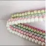 Samoda Blue Multi - 10pcs/lot 40cm Adult Plastic Hanger Pearl Hangers for Clothes Pegs Princess Clothespins Wedding Dress 10 Color