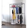 Heavens Tvcz Garment Rack Closet Steel Organizer Home Shelf Portable Clothes Hanger 48&quotx18&quotx71" for Hang Clothes Store Sweaters, Hats, Gloves, Purses Shoes Even Totes.