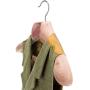 HANGERWORLD 19.7 inch Luxury Strong Cedar Wood Clothes Coat Garment Hanger with Non Slip Trouser Skirt Bar