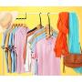 AMKUFO 12 Pack Magic Hangers Space Saving Hangers Closet Space Saver Hanger Organizer Multi Hangers Sturdy Plastic for Heavy Clothes