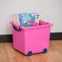 IRIS Toy Storage Box, Pink IRIS Toy Storage Box, Pink