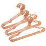 KYCPTNFJ 32cm Rose Gold Metal Clothes Shirts Hanger with Notches, Cute Small Strong Coats Hanger 30 pcs