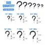 Glarks 100-Pieces 6 Sizes Black Vinyl Coated Cup Hooks Screw-in Ceiling Hooks Screw Hooks Mug Hooks Hangers Assortment Kit for Home and Office Use