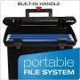 Pendaflex Portable File Box, Black, 11"H x 14" W x 11-1/8" D (41742) Pendaflex Portable File Box, Black, 11"H x 14" W x 11-1/8" D (41742)