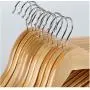 10pcs Solid Wood Hanger Non-Slip Hangers Clothes Hangers Shirts Sweaters Dress Hanger Drying Rack