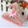 10pcs 20cm Children Pearl Hanger Fashion Dog Hangers for Clothes Pegs Baby Pearl Plastic Pet Hangers Random Color