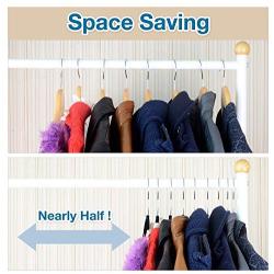 Non Slip Velvet Hangers Suit Hangers Ultra Thin Space Saving 360 Degree Swivel Hook Strong and Durable Clothes Hange,Gray,30pcs