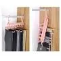 HJYPYJ Magic Hanger,Multifunction Telescopic Folding Hangers,Layered Storage Removable Hook Pants Rack Hanger,Space-Saving Organizer Hangers, Strong Bearing Capacity/Gray / 2 pcs HJYPYJ Magic Hanger,Multifunction Telescopic Folding Hangers,Layered Storage Removable Hook Pants Rack Hanger,Space-Saving Organizer Hangers, Strong Bearing Capacity/Gray / 2 pcs