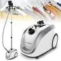 PurSteam - 2019 Official Partner of Fashion - Full Size Steamer for Clothes, Garments, Fabric - Professional Heavy Duty - 4 Steam Levels Producing Perfect Continuous Steam