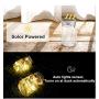 Solar Mason Jar Lid Lights, 8 Pack 20 Led String Fairy Star Firefly Jar Lids Lights, 8 Hangers Included(Jars Not Included), Perfect for Mason Jar Lanterns Decor, Patio, Wedding Decor (Warm White)