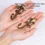 uxcell Curtain Tieback Hook Metal Vintage Tassel Curtain Drapery Holder Holdback Wall Hook Clothes Hanger, Set of 6, Bronze Tone