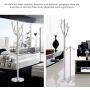 RHHWJJXB Stainless Steel Coat Rack Floor Creative Crystal Hangers Bedroom Clothes Rack Single and Double Pole (Size : B)