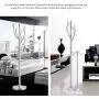 RHHWJJXB Stainless Steel Coat Rack Floor Creative Crystal Hangers Bedroom Clothes Rack Single and Double Pole (Size : B)