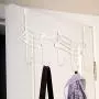 yodaliy Door Hanger Hook, Door Back Metal Music Note Over Door 5 Hooks Coat Clothes Storage Rack Wall Hanger Kitchen Bathroom Organizer(White,White) yodaliy Door Hanger Hook, Door Back Metal Music Note Over Door 5 Hooks Coat Clothes Storage Rack Wall Hanger Kitchen Bathroom Organizer(White,White)