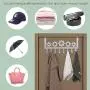 Sporgard Over The Door Hook Hanger, Heavy-Duty Organizer for Coat, Towel, Bag, Robe, Cap? Stainless Steel 8 Hooks Rack