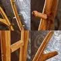 XIAOLONG Chinese Solid Wood Hanger Floor Coat Rack Bedroom Living Room Clothes Rack Modern Vertical Floor Hanger